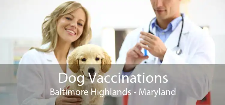 Dog Vaccinations Baltimore Highlands - Maryland