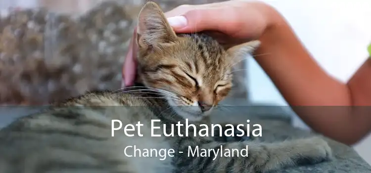 Pet Euthanasia Change - Maryland