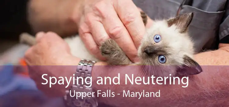 Spaying and Neutering Upper Falls - Maryland